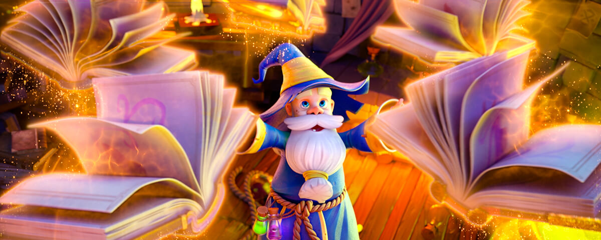 win lottery online new favorite! Wizdom Wonders magic slot machine is launched插图2 magic book