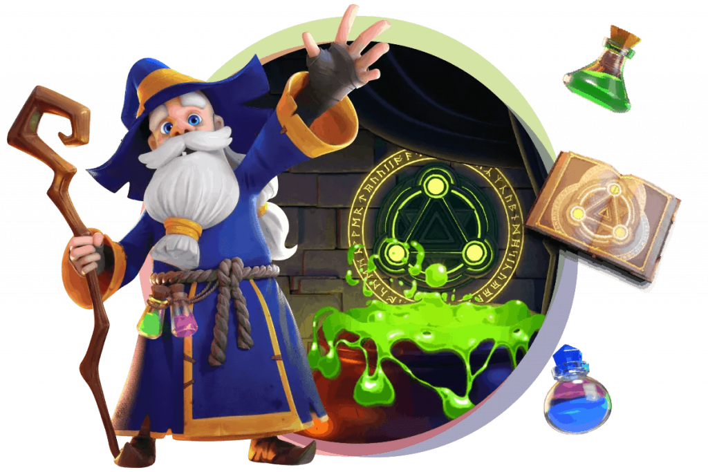 win lottery online new favorite! Wizdom Wonders magic slot machine is launched插图11 silver magician